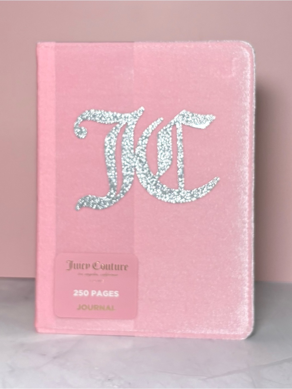 🩷 Juicy Couture Pink Velvet Journal 250 Pages Y2K